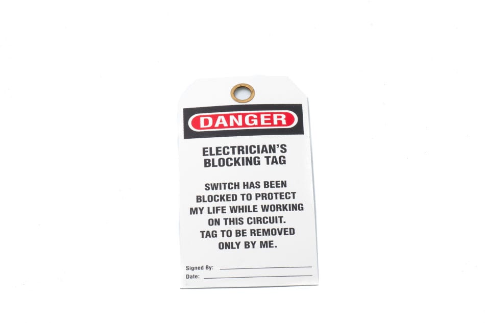 Tagout device.