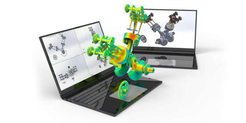 drafting software screens for mechanical engineering